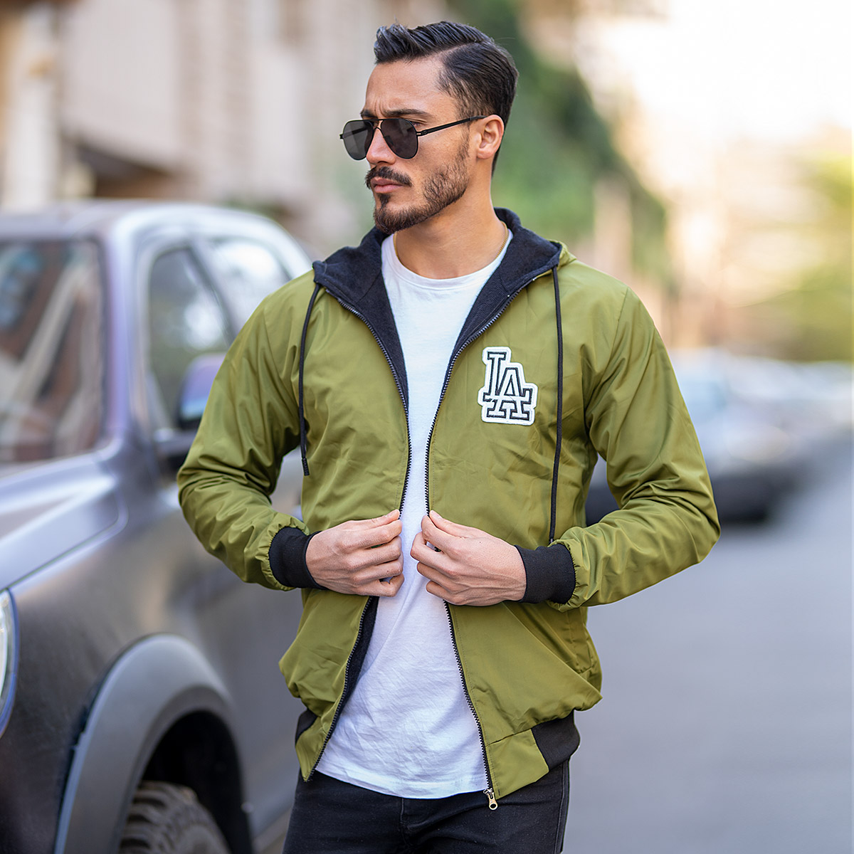 سوئی شرت LA سبز